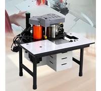 Bordatrice Portatile Per La Lavorazione Del Legno Da 1200 W - Incollaggio Su Doppio Lato, Velocità Regolabile, Spessore Applicabile: 0,3-3 Mm, Per Bordi Dritti E Curvi white