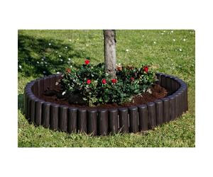Bordatura da giardino per aiuole Blok 6 pz 2,3 m Cacao