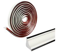 Bordatura decorativa da parete, Self-Adhesive Wall Inner Corner Trim, Quadrant Trim, Multicolor, 2/5m, Home Decoration(White Black Edge,5m)