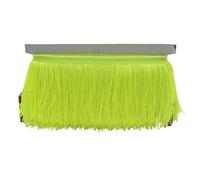 Bordatura Frange Decorative,Abiti Latini Fai da te 10/15/20/30cm Nappa Frangia Trim Poliestere Frange Lunghe Cucito for Vestiti Vestito Tenda Nastro Nappe for Artigianato Accessorio(Fluorescent Yellow