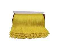 Bordatura Frange Decorative,Abiti Latini Fai da te 10 iarde 15 cm di lunghezza frange di nappe nastri di pizzo frange for cucire su vestiti nappe tende accessori passamanerie artigianato(Yellow,10 yar
