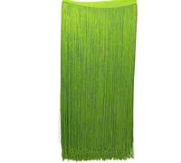 Bordatura Frange Decorative,Abiti Latini Fai da te 2 metri/lotto 100 cm lungo pizzo frangia nappa for fai da te latino vestito palcoscenico vestiti tenda accessori nastro(Verdure green)
