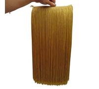 Bordatura Frange Decorative,Abiti Latini Fai da te 2 metri/lotto 50 cm/100 cm lungo pizzo bordo nappa frangia for fai da te latino vestito palcoscenico vestiti tenda accessori nastro(Gold,50CM Wide)