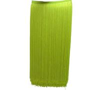 Bordatura Frange Decorative,Abiti Latini Fai da te 2 metri/lotto 50 cm/100 cm lungo pizzo bordo nappa frangia for fai da te latino vestito palcoscenico vestiti tenda accessori nastro(FluorescenceYello