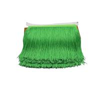 Bordatura Frange Decorative,Abiti Latini Fai da te 9/15/20/28cm Nappa Frangia Trim Poliestere Frange Lunghe Cucito for Vestiti Vestito Tenda Nastro Nappe for Artigianato Accessori(Light green,9cm)