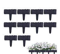 Bordatura In Pietra Per Paesaggistica | 10 Pezzi Copertura Cancello Artificiale Resistente Alle Intemperie Realistica - Bordatura Bordo Giardino - Per Vialetti Percorsi Deck Aiuole Giardino Cortile Pr