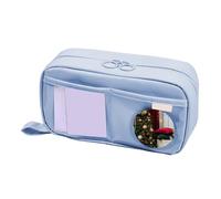 Bordatura per Jardim - con manico e ampia apertura, organizer per penne portatile e bello - Decoração Esterno Flexível, supporto per piante, design ondulato | per studenti bambini e ragazze, blu