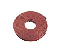 Bordatura per mobili a forma di U, PVC Edge Banding, Self Adhesive Molding Trim, U Shape Protector for Repair Cabinets, Width 15MM,Red(Brown)
