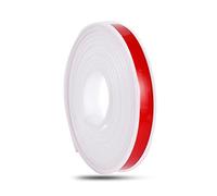 Bordatura per mobili a forma di U, PVC Edge Banding, Self Adhesive Molding Trim, U Shape Protector for DIY Project, Width 16Mm,Red(White)