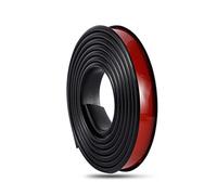 Bordatura per mobili a forma di U, PVC Edge Banding, Self Adhesive Molding Trim, U Shape Protector for Repair Cabinets, Width 15MM,Red(Black)