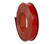 Bordatura per mobili a forma di U, Self Adhesive Veneer Edging,TPE Flexible Furniture Edge Protector for Cabinet Repair,Red,2M,2.5cm
