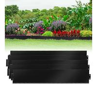 Bordatura per prato in metallo 25 m 25 pezzi 18 cm zincata in metallo personalizzabile flessibile per prato piante da giardino ortaggi fiori
