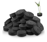 BORDEAG 100 Pezzi Giardino Clone Collari, Collari Clone da Giardino, Collari di Cloni Giardino, Collari di Clonazione Giardino per Idroponica, Talee, Pianta Germinazione in Fai da Te Clonatore, Nero