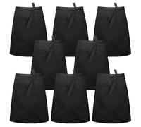 BORDEAG 8 Pezzi Grembiule Da Cucina, Grembiule Da Cameriere, 55*86*8cm Mezzo Grembiuli Da Cucina, Grembiule Cameriera Donna Grembiuli Cameriere Cameriere Grembiule Cuoco Per Bistrot, Bar, Ristorante