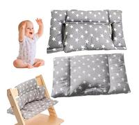 BORDEAG Cuscino per seggiolone, per sedia Stokke Tripp Trapp, in puro cotone ispessito, confortevole, per neonati e bambini, 5 x 26 x 28 cm