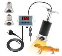 BORDEAG LampadaZ RiscaldanteZ TartarugheZ,E27 UVA/UVB LampadaZ Riscaldante Per Tartaruga,Lampada Per Tartarughe Con 25W 50W Lampadine,Lampada Riscaldante Per Rettili Per Anfibi