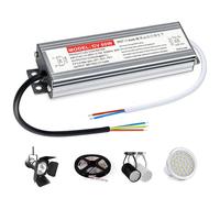 BORDEAG LED Trasformatore 12V 60W 5A, Alimentatore LED Waterproof IP67, Trasformatore LED, Driver LED AC200-240V, Trasformatore esterno a tensione costante per illuminazione LED (155 x 44 x 21 mm)