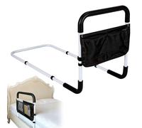 BORDEAG Letto per alzarsi, 93 x 42 x (43 - 53 cm, per anziani, supporto per letto, regolabile in altezza, stabile, acciaio al carbonio per camera da letto e ambiente di cura