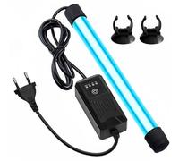BORDEAG Luce UV Per Acquario, 13W 220V Lampada Per Acquario, Lampada UV Subacquea, Sterilizzatore UV Acquario Per Sterilizzazione Subacquea L'eliminazione Alghe Deodorazione