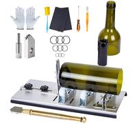 BORDEAG Set di Tagliabottiglie in Vetro, Tagliabottiglie per Bottiglie, Tagliabottiglie per Bicchieri da Vino, Kit Tagliabottiglie, Tagliabottiglie Fai-da-Te per Tagliare Bottiglie, Vino, Liquore