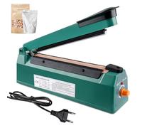 Bordeag Sigillatrice Per Sacchetti 200mm Macchina Sigillante A Caldo, Termosigillatrice Sigillatrice A Caldo Termosaldatrice Sigillatrice Plastica Sigillatore A Caldo Per Sacchetti Di Plastica