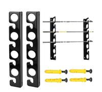 BORDEAG Supporto per canne da pesca, porta canne da pesca per 8 canne, supporto a parete o a soffitto, supporto per canne da pesca, supporto per canne da pesca per la pesca in garage, barca, soffitto