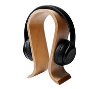 BORDEAG Supporto per cuffie in legno, 25 cm, in legno, per cuffie, in legno di quercia, universale, in legno, per ufficio, soggiorno e regalo