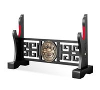 BORDEAG Supporto per Spada Katana, Supporto da Parete per Spada, Supporto Katana, Supporto per Katana, Supporto con Spada Imbottita, Espositore per Spada Samurai, 1 Animale