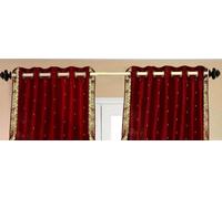 Bordeaux Anello Superiore Puro Sari Tendine/Drappo/Pannello - Pezzi