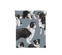 Border Collie Blu, Spremere il portafoglio superiore da donna Borsa portaoggetti Piccola portamonete Portamonete