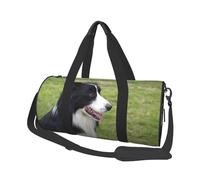 Border collie, Borsone da viaggio di grande capacità Borsa rotonda Borsa da viaggio sportiva Borsa da viaggio Borsa da fitness