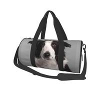 Border collie, Borsone da viaggio di grande capacità Borsa rotonda Borsa da viaggio sportiva Borsa da viaggio Borsa da fitness
