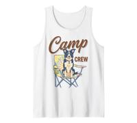 Border Collie Camp Crew Camping Dog Lover Outdoor Canotta