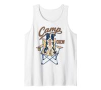 Border Collie Camp Crew Camping Dog Lover Outdoor Canotta