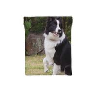 Border Collie cane cattivo, Spremere il portafoglio superiore da donna Borsa portaoggetti Piccola portamonete Portamonete