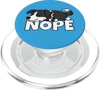 Border Collie Cane Pigro Nope PopSockets PopGrip per MagSafe