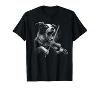 Border Collie che suona il violinista amante dei cani Maglietta