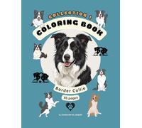 Border Collie Coloring Book: Collection 1