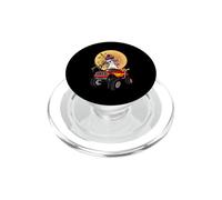 Border Collie Dabbing Dog Witch Monster Truck Halloween PopSockets PopGrip per MagSafe