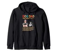Border Collie Dog Dad Definition Funny Fathers Day Felpa con Cappuccio