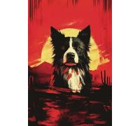 Border Collie Dog Notebook: Lined Journal for Writers, Dog Lovers, and Creative Minds: Western-Themed Rustic Notebook - Perfect for Notes, Journaling, and Daily Writing - 6x9” Size, 110 Lined Pages