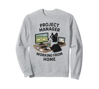 Border Collie Funny Project Manager Lavoro da casa Felpa