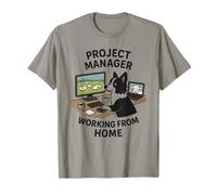 Border Collie Funny Project Manager Lavoro da casa Maglietta
