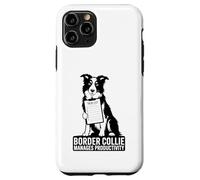 Border Collie gestisce la produttività Task List Fun Custodia per iPhone 11 Pro