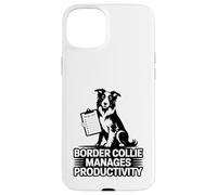 Border Collie gestisce la produttività Task List Fun Custodia per iPhone 15 Plus