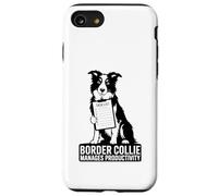 Border Collie gestisce la produttività Task List Fun Custodia per iPhone SE (2020) / 7/8