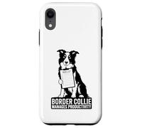 Border Collie gestisce la produttività Task List Fun Custodia per iPhone XR