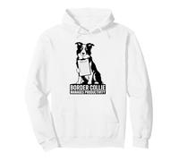 Border Collie gestisce la produttività Task List Fun Felpa con Cappuccio