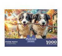 Border Collie Jigsaw Puzzles for Adults Featuring 1000 Advanced And Challenging Educational Games - These Serve As The Quintessential Gift Jigsaw Puzzles for Adults And Kids Age 12 Years Up 38x