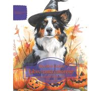 Border Collie: Libro para colorear para amantes de los perros - Edición de otoño